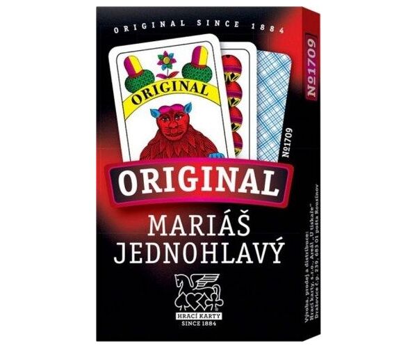 Karty MARIÁŠ 1709 jednohlavý papír