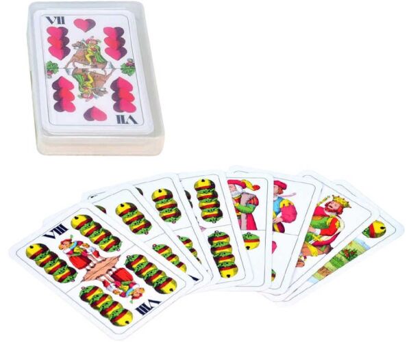 Hrací karty MARIÁŠ 1514 dvouhlavý plast