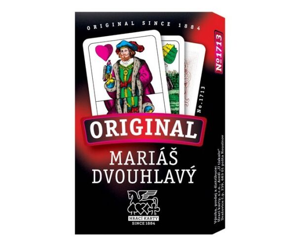 Karty MARIÁŠ 1713 dvouhlavé papír