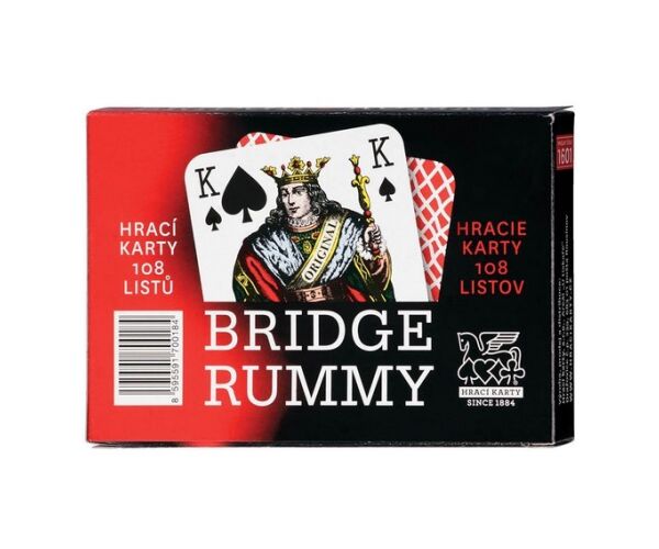 Karty RUMMY BRIDGE 1601 papír