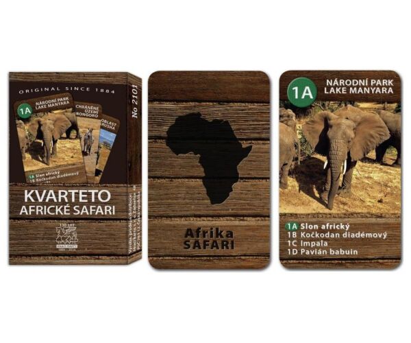 Hrací karty Kvarteto Afrika – 2101