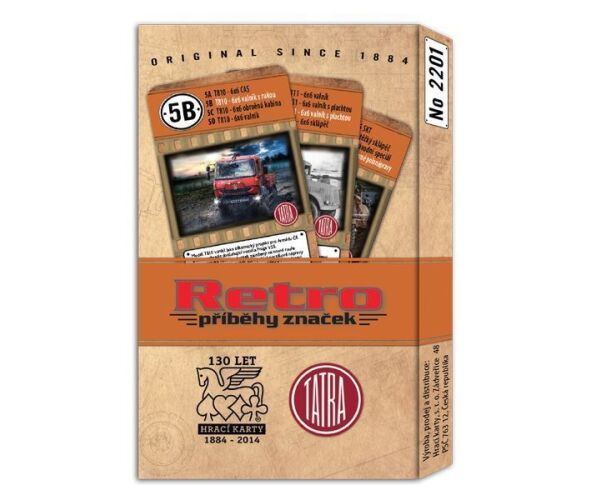 Hrací karty Kvarteto Retro Tatra – 2201
