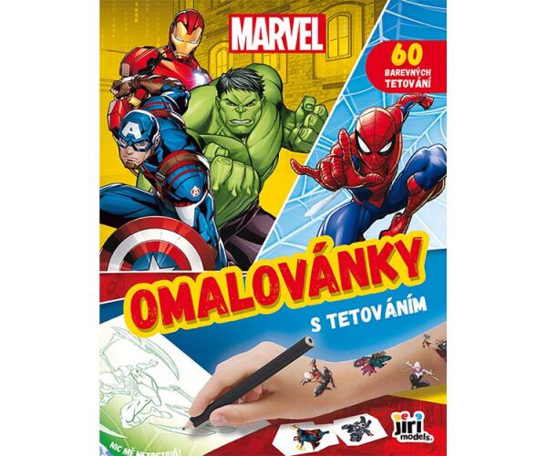 Omalovánky s tetováním - Marvel 3860-1
