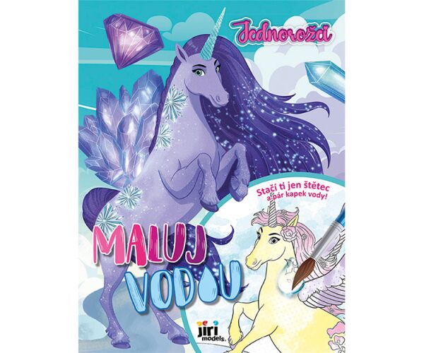 Omalovánky A4 vodové Jednorožci 4115-1