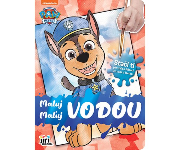 Omalovánky A4 maluj vodou Tlapková patrola