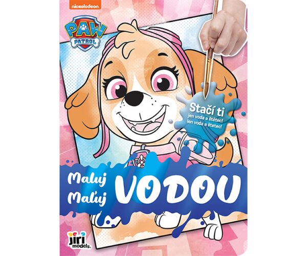 Omalovánky A4 maluj vodou Tlapková patrola