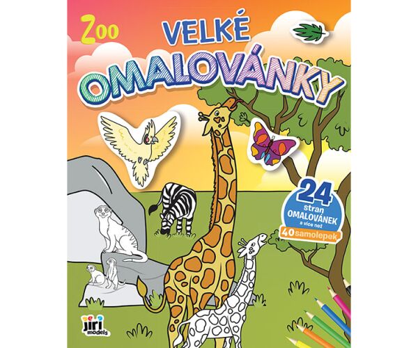 Omalovánky velké ZOO 4284-4
