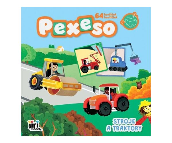 Pexeso v sešitu Stroje a traktory 4478-7