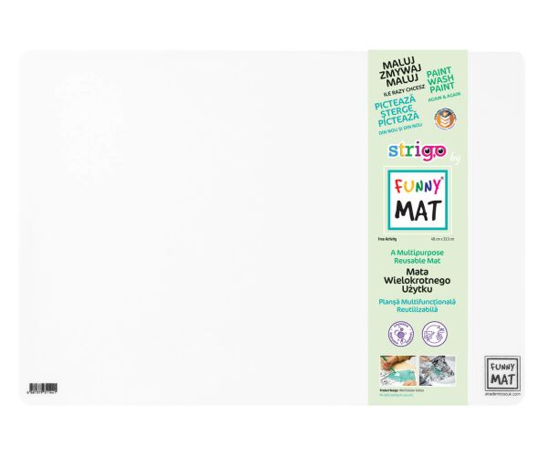 Podložka na kreslení FUNNY MAT - Čistá + pastelky zdarma