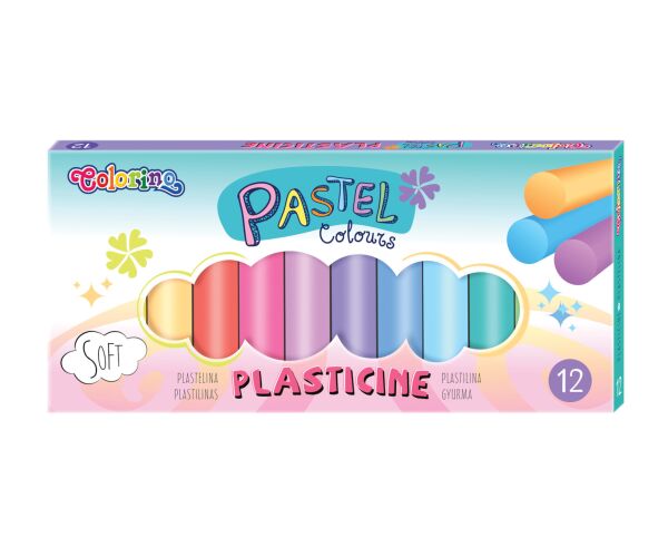 Colorino plastelína Pastel 12 barev