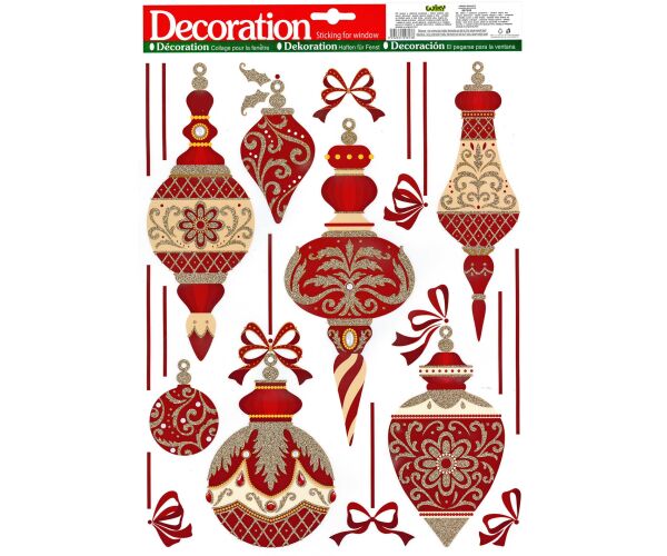 Vánoční fólie sklo 887538