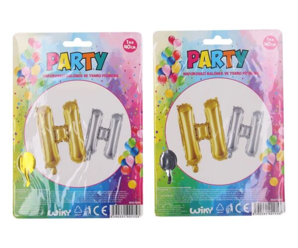 Balonky nafukovací ve tvaru písmene H