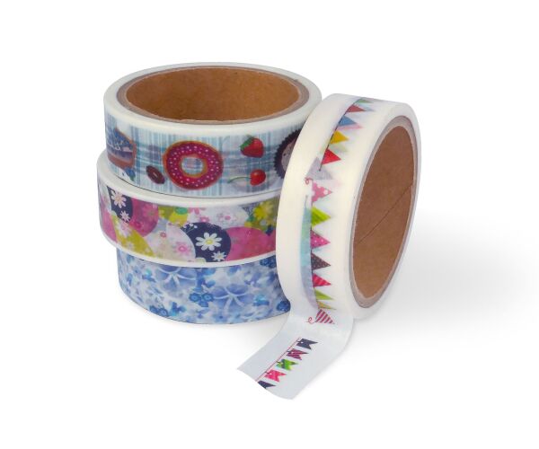 Washi lepící páska s motivem 15mm x 5m