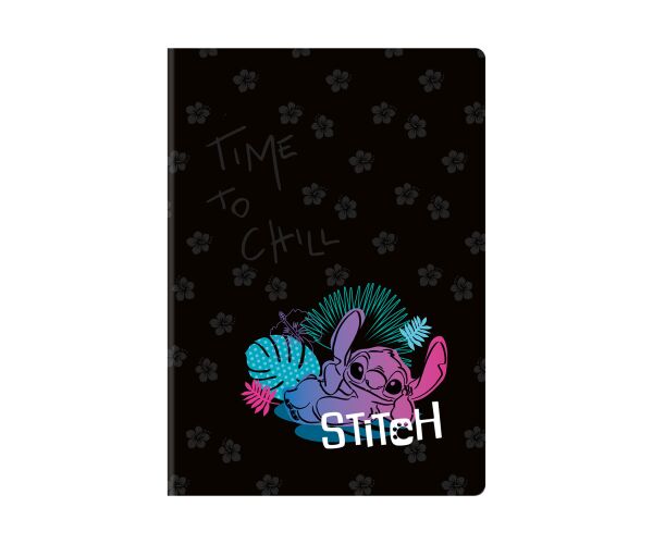 Sešit A4 60 listů Stitch black vzor 3 linka