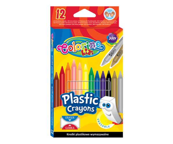 Colorino voskovky gumovatelné 12 barev