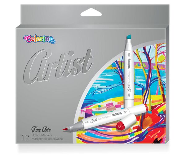 Colorino skicovací fixy Artist 12ks