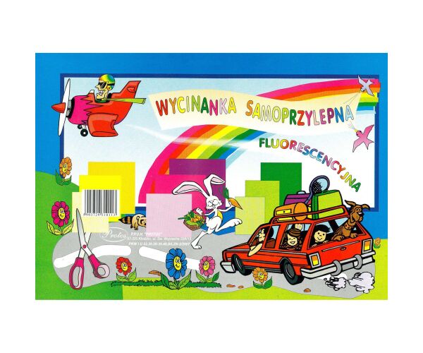 Sešit samolepících papírů B5 Fluo