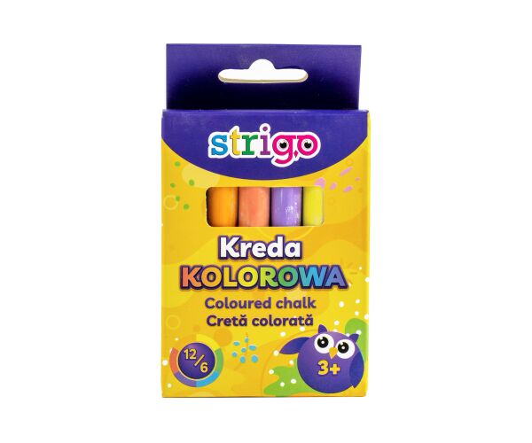 Křídy barevné STRIGO 10 barev