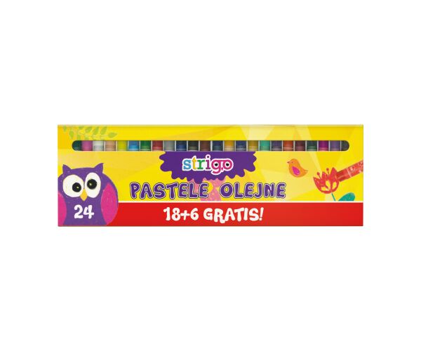 Olejové pastele STRIGO 24 barev