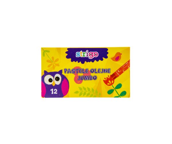 Olejové pastele STRIGO JUMBO 12 barev