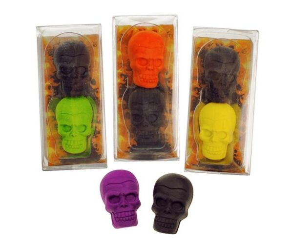 Dekorační pryž Lebka