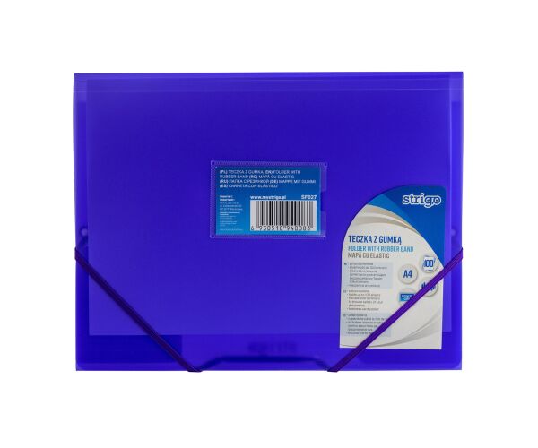 Desky s gumou A4 STRIGO fialové