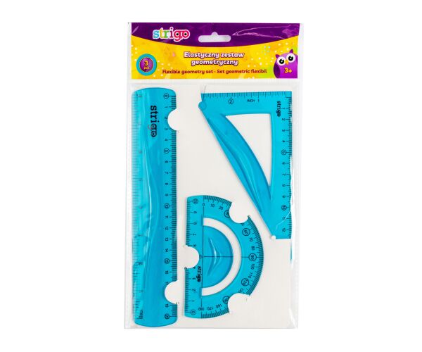 Geometrická sada STRIGO Flexi Blue