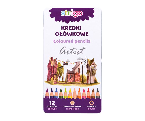 Pastelky STRIGO ARTIST 12 barev