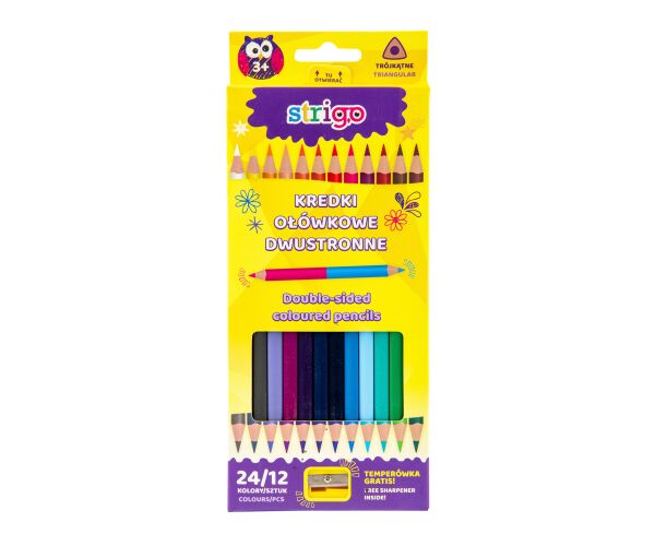 Pastelky trojhranné STRIGO DUO