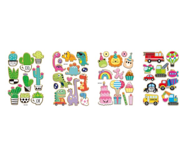 Samolepka 3D Embossed set 10