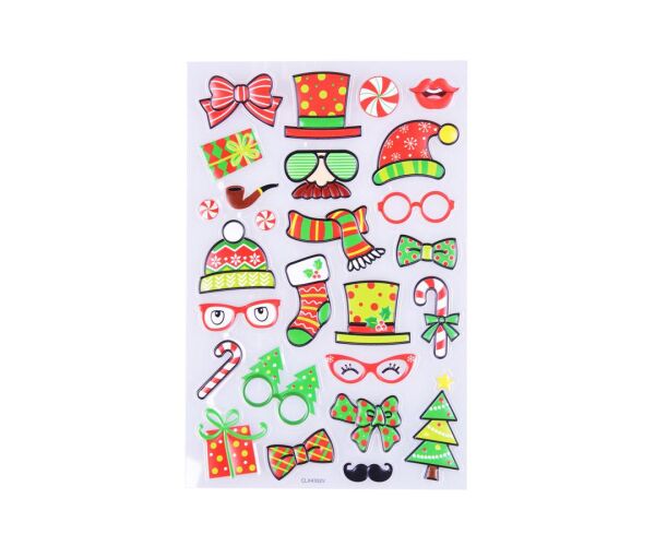 Vánoční samolepky na sklo Funny Christmas