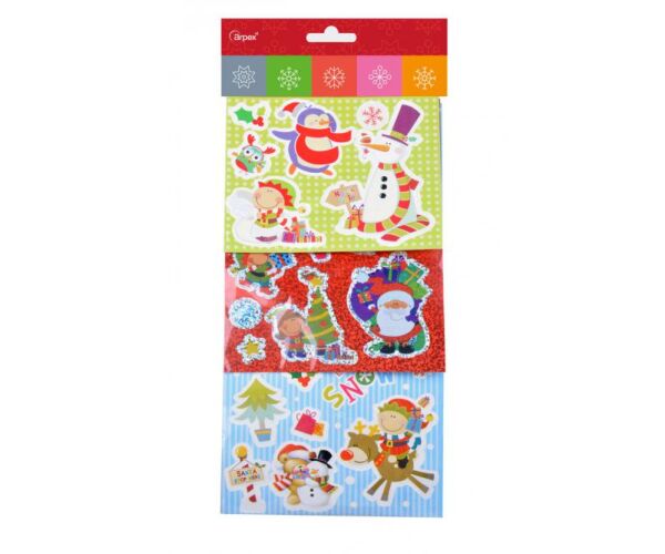 Vánoční samolepky - sada