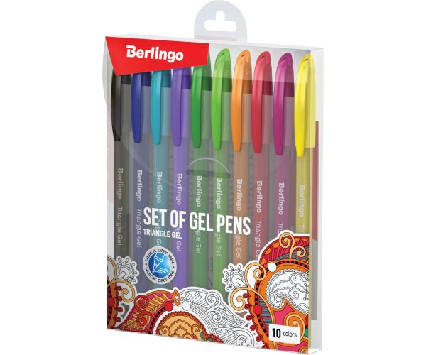 BERLINGO sada 10ks gel 0,5mm modrá