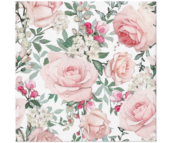 Papírový ubrousek Airlaid Gorgeous Roses