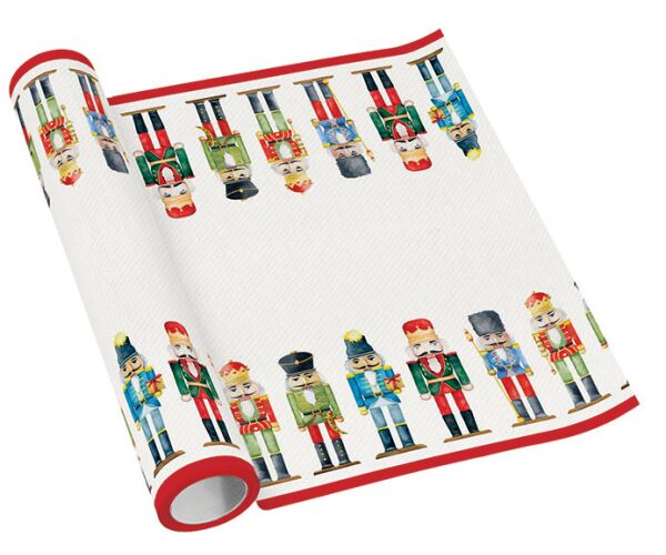 Běhoun stolní airlaid 40x500cm Nutcrackers Soldiers