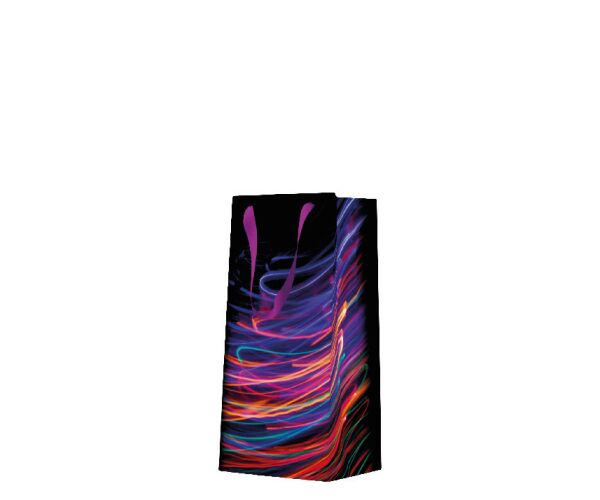 Papírová taška PAW Vibrant Light Waves  DEO