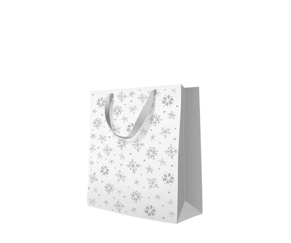 Taška PAW Premium střední Glitter Snowflakes