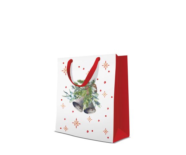 Vánoční papírová taška Paw Jingle Bells střední