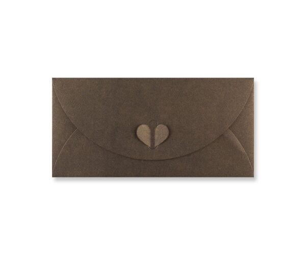 Barevná obálka DL LUX BUTTERFLY bronzová