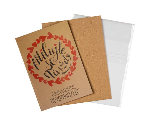 Přání BeBechy Milujte se navždy