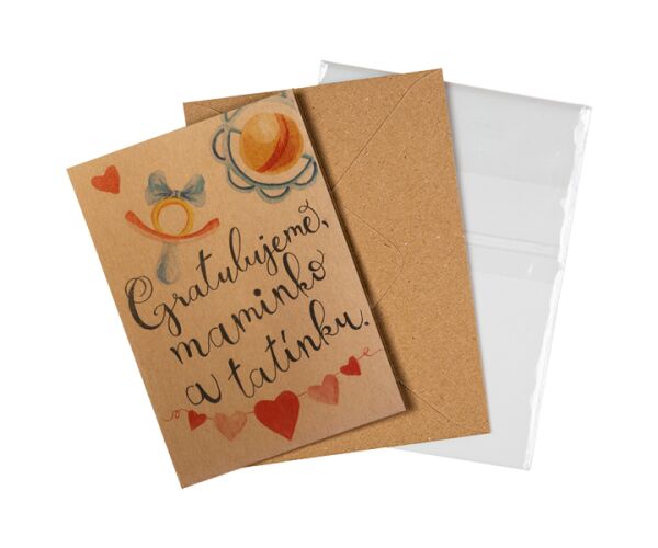 Přání BeBechy Gratulujeme, maminko a tatínku