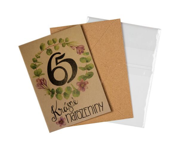 Přání BeBechy 65 Krásné narozeniny