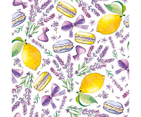 Ubrousky DAISY C (20ks) Limes, Lavender and Macaroons