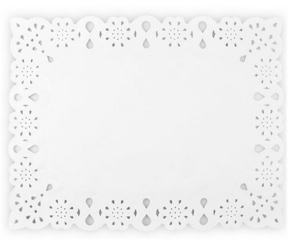 Dortová podložka papírová 30x40 cm 12 ks - obdélník