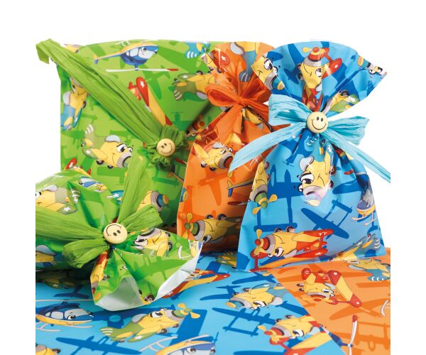 Dárkový sáček letadlo Dusty 20 x 35 cm