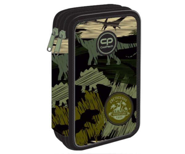 Penál 2 zipy Jumper Adventure Park - vybavený