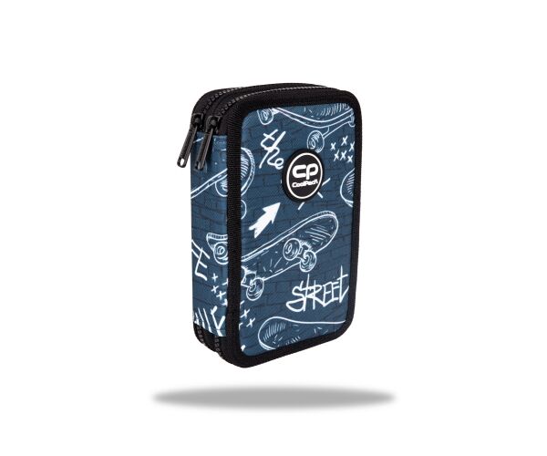 Penál 2 zipy Jumper Street Life - vybavený