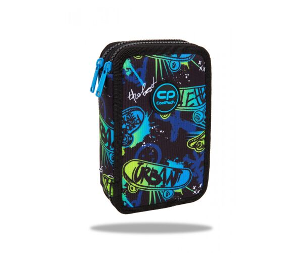 Penál 2 zipy Jumper SKATE NIGHT - vybavený