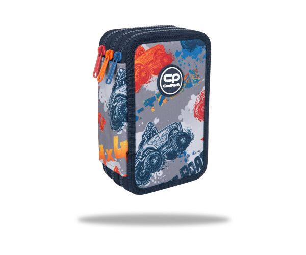 Penál 3 zipy Jumper Offroad - vybavený