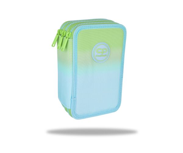 Penál 3 zipy Jumper Gradient Mojito - vybavený